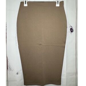 Light Brown Pencil Skirt / Size Medium / Sku0038